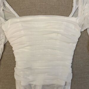 Princess Polly Delany Bodysuit In White, US Size 2, New With Tags